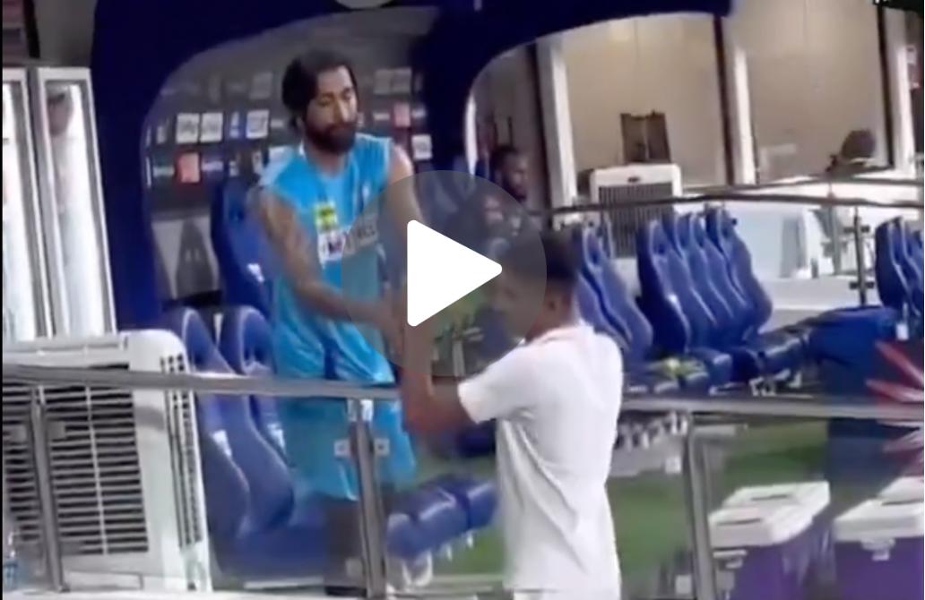 [Watch] Krunal Pandya's Heartwarming Gesture Offering Water And Juice To CSK Fans At Chepauk